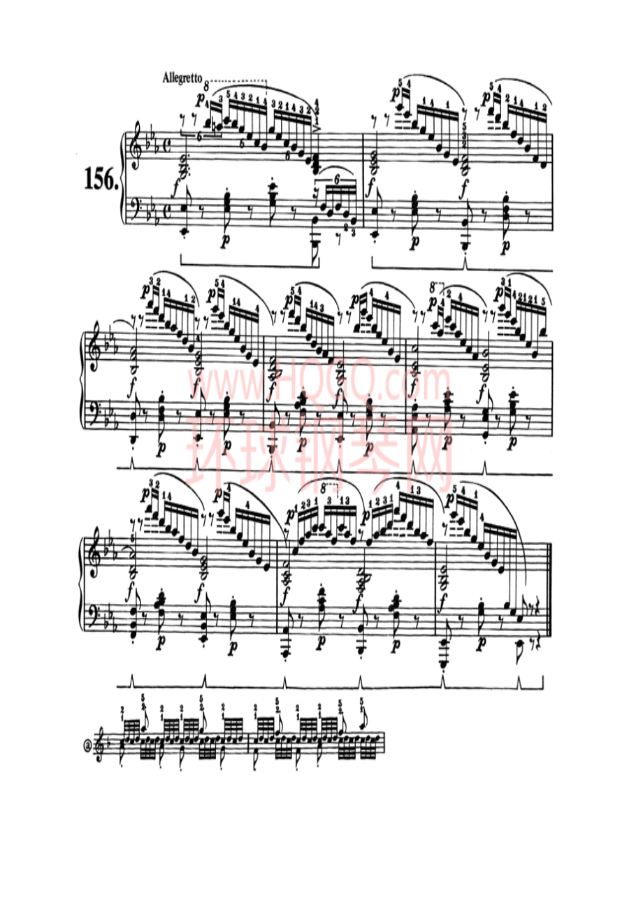 车尔尼821钢琴八小节练习曲160首 钢琴谱_156.docx_第1页