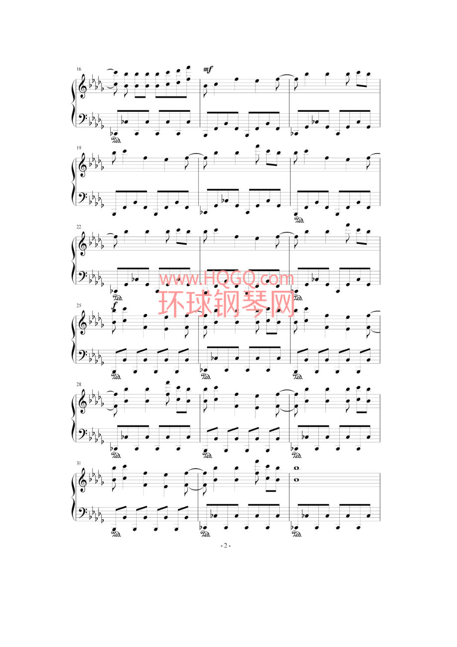 Sakura Reflection钢琴谱 钢琴谱.docx_第2页