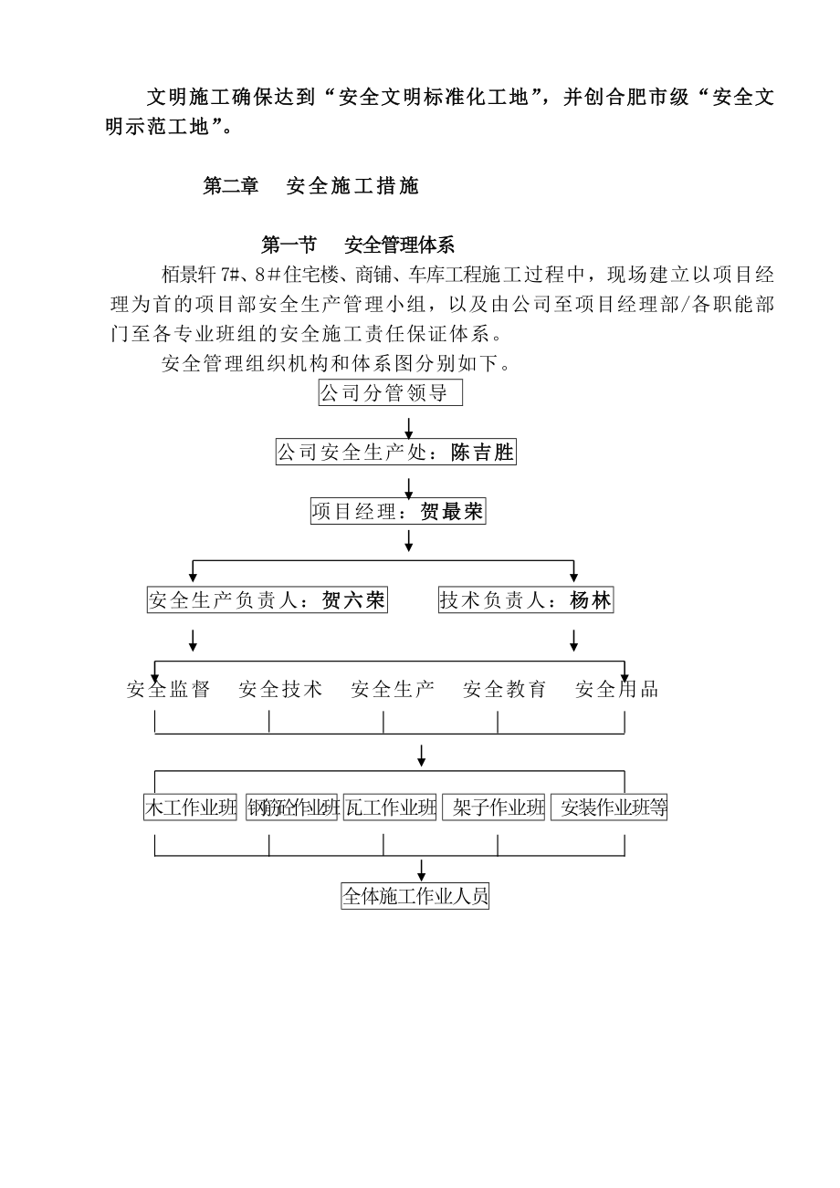 栢景轩7#、8＃住宅楼、商铺、车库工程安全文明施组设计.doc_第2页