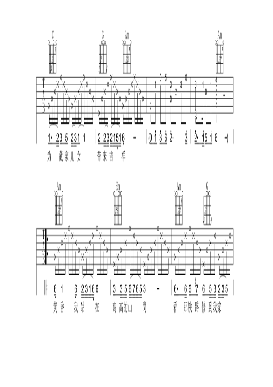 韩红《天路》 吉他谱_1.docx_第2页