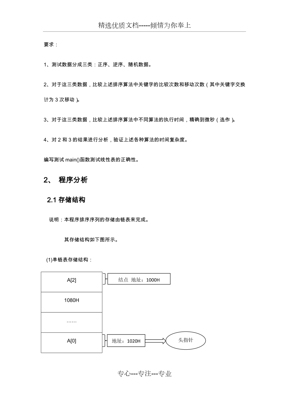 实验四排序实验报告.doc_第2页