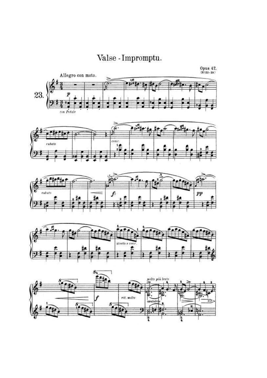 Lyric Pieces, Op.47, No.1 钢琴谱.docx_第1页