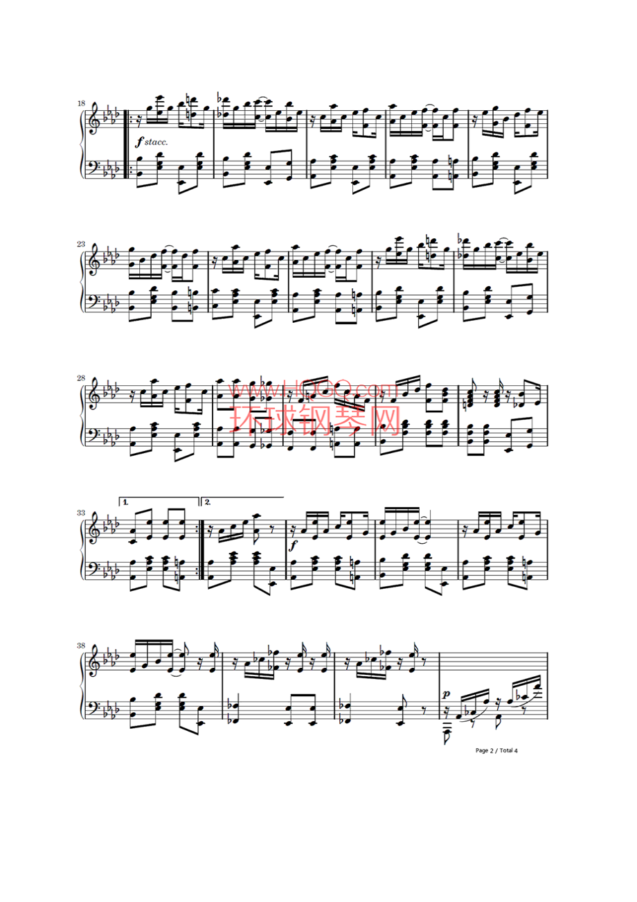 Maple Leaf Rag 钢琴谱_1.docx_第2页