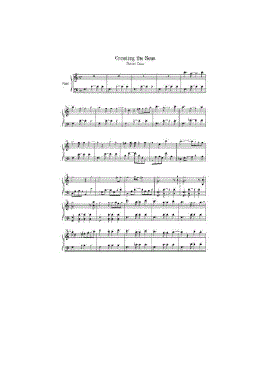 Chrono Cross 穿越时空超.时空之轮2 钢琴谱_2.docx