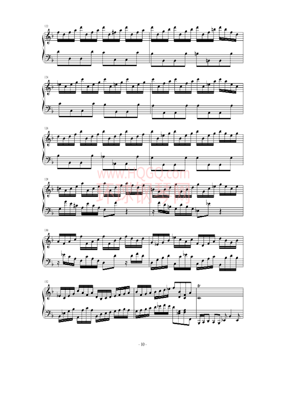 Concerto（巴赫第一键盘乐协奏） 钢琴谱.docx_第2页