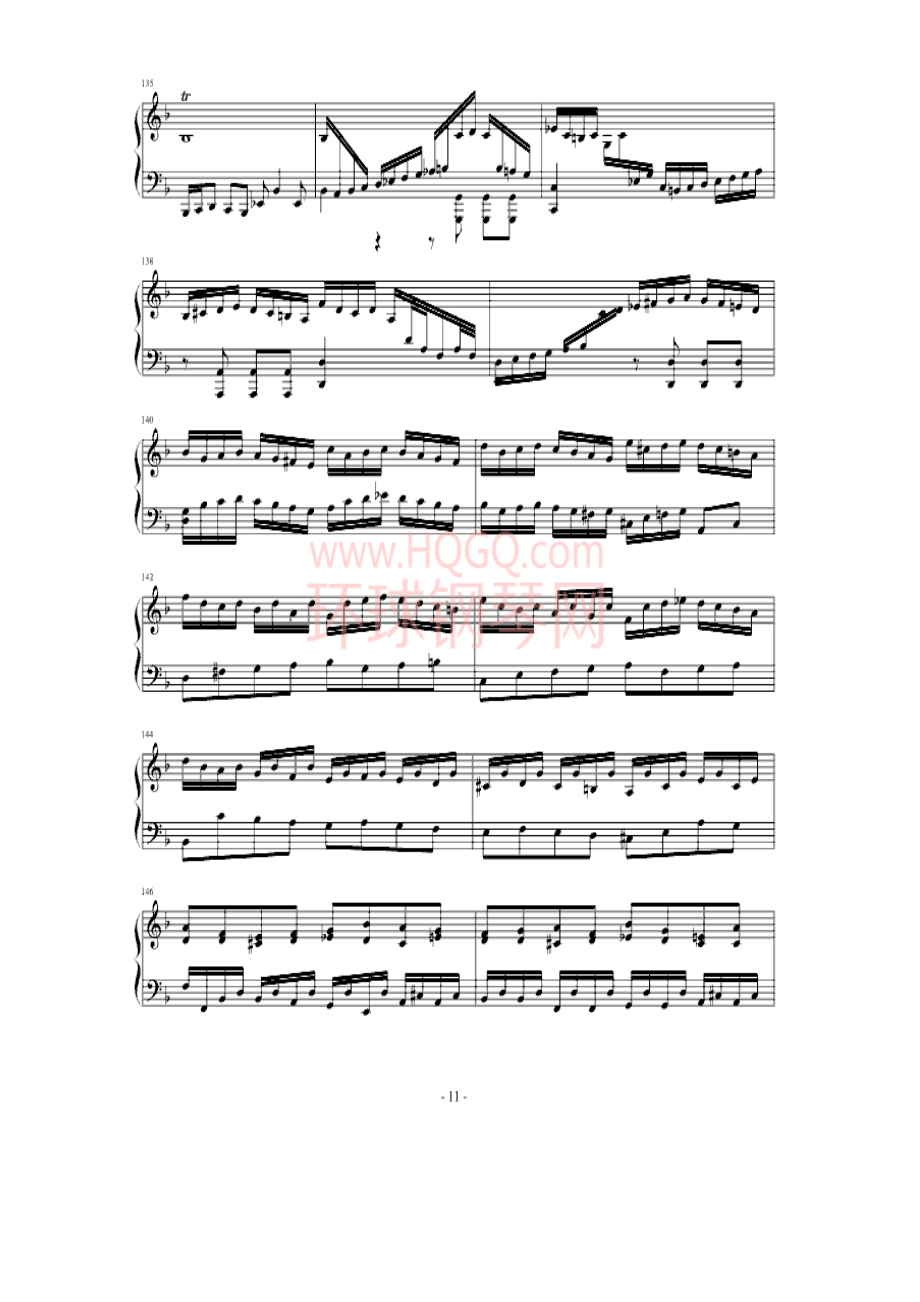 Concerto（巴赫第一键盘乐协奏） 钢琴谱.docx_第3页