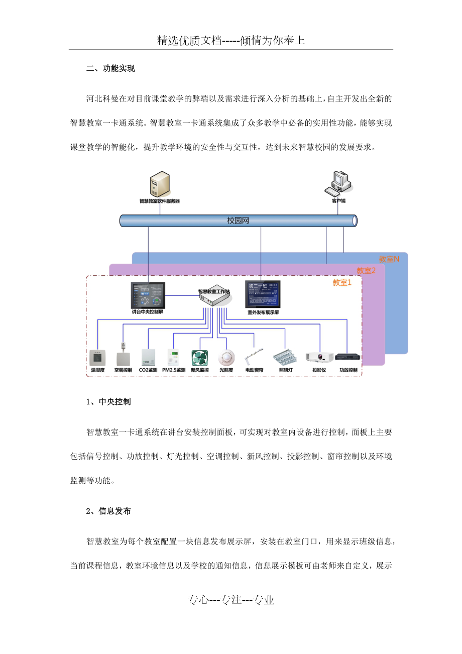 智慧教室管理系统解决方案.docx_第2页