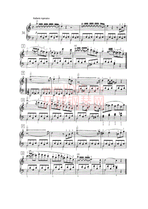 车尔尼八度内进阶练习曲100首 钢琴谱_33.docx