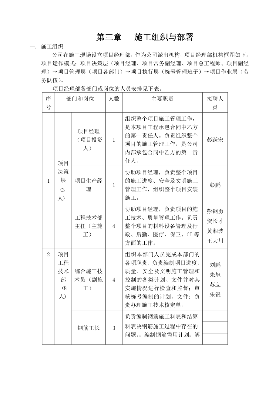 建筑技术标湖南公馆《一标段》总承包施工工程.doc_第3页