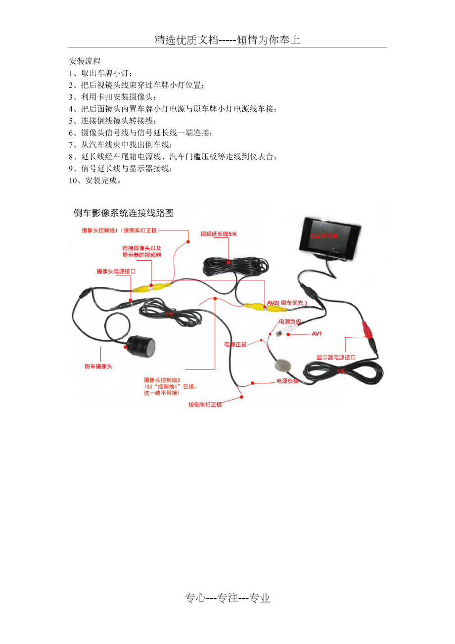 倒车影像安装教程.doc_第1页