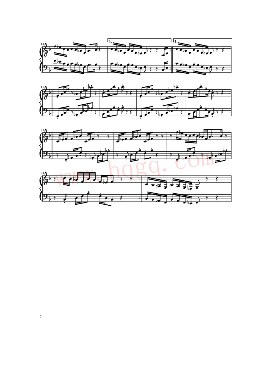 Katekyo Hitman Reborn! (家庭教師ヒットマンＲＥＢＯＲＮ！ ) 钢琴谱_8.docx_第2页