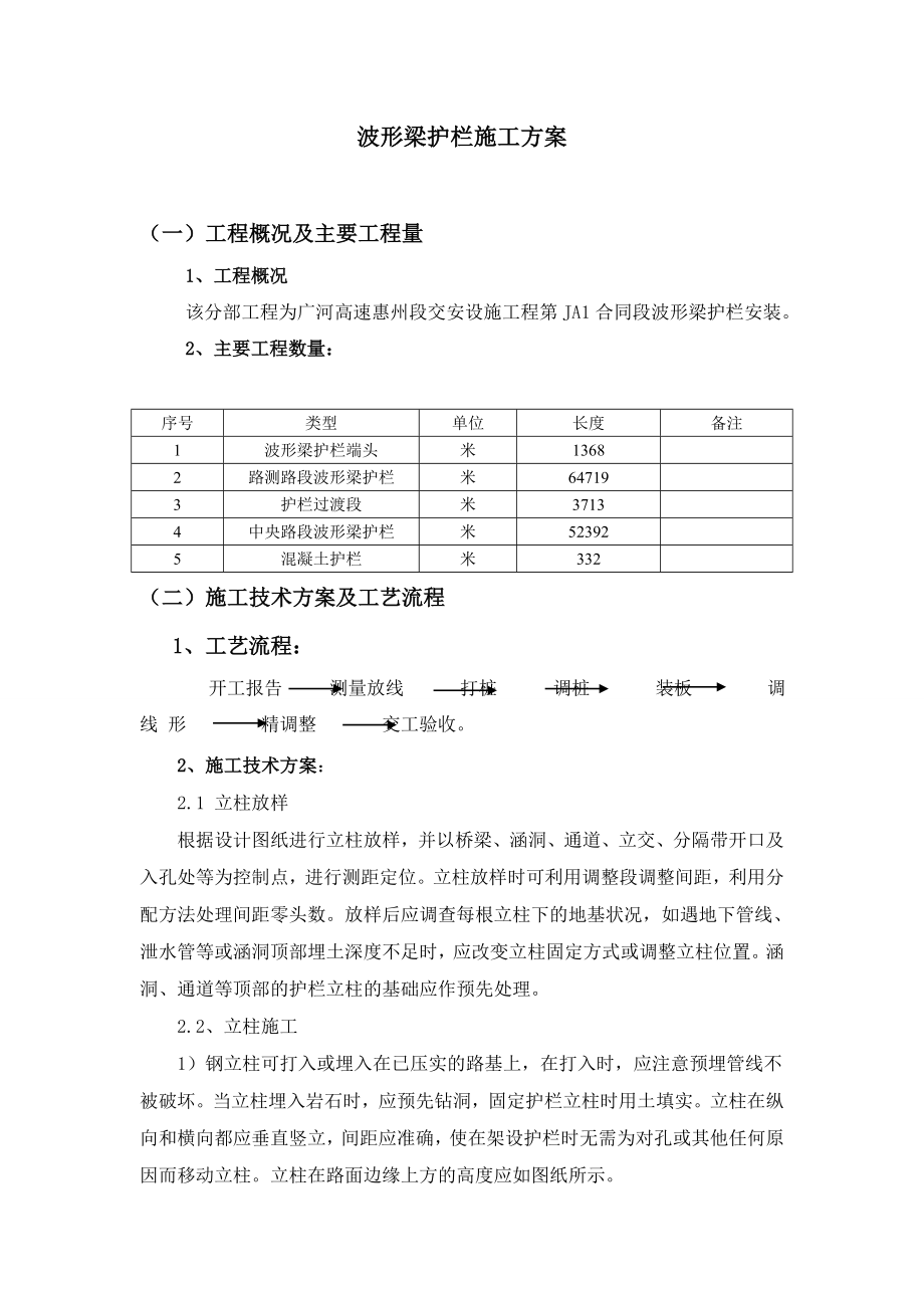 波形护栏施工.doc_第3页