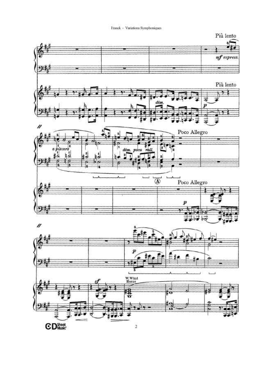 交响变奏曲 Variations Symphoniques 钢琴谱.docx_第2页