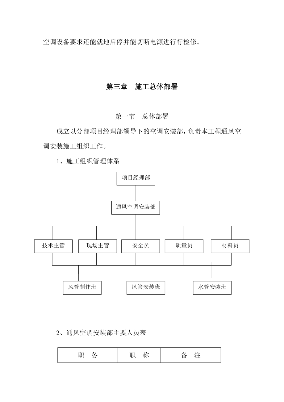 深圳市急救中心急救指挥中心改造空调施工组织设计.doc_第3页