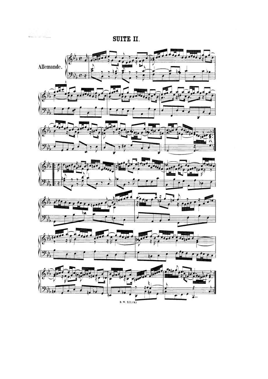 法国组曲 French Suites BWV 812 钢琴谱.docx_第1页