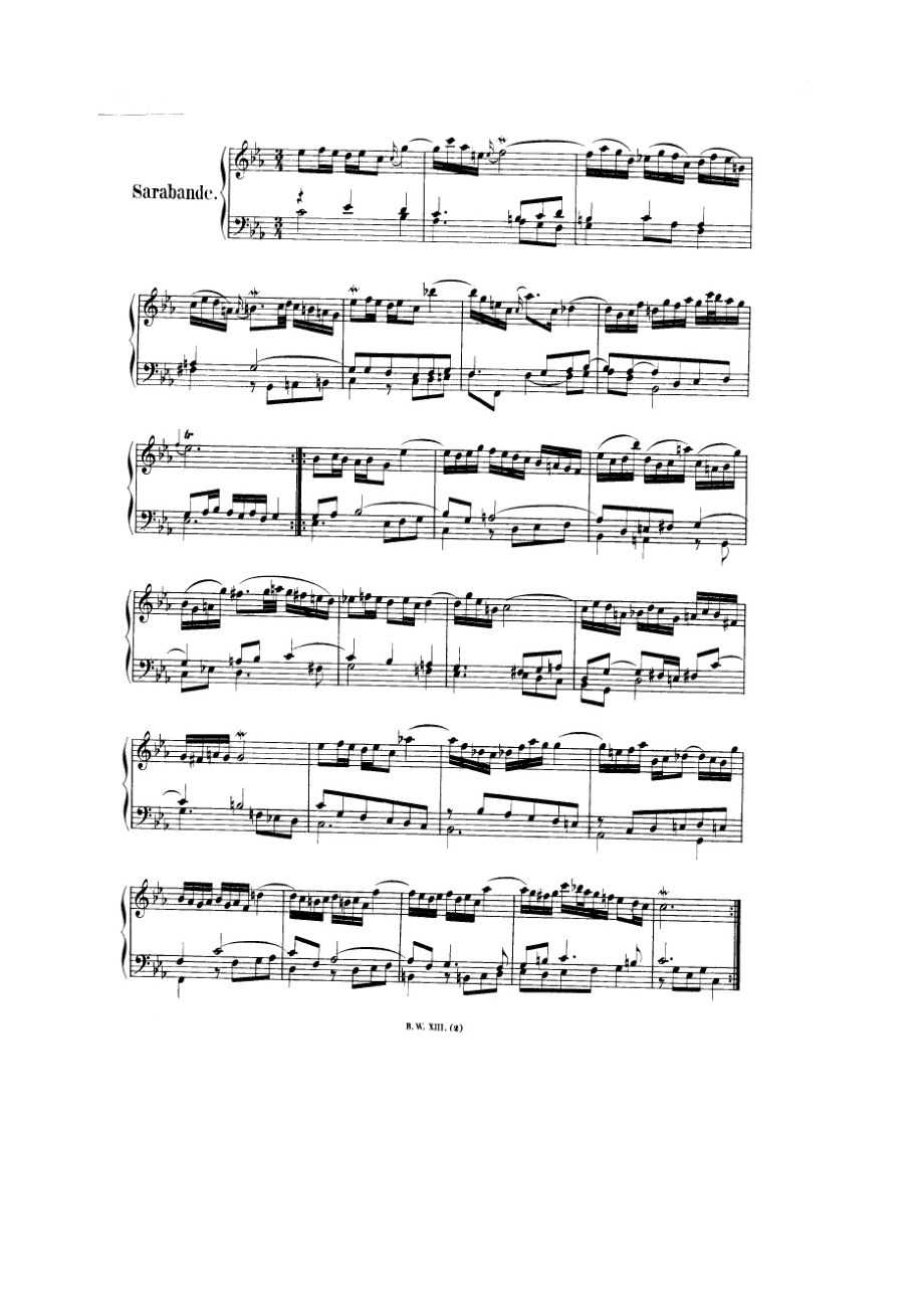 法国组曲 French Suites BWV 812 钢琴谱.docx_第3页