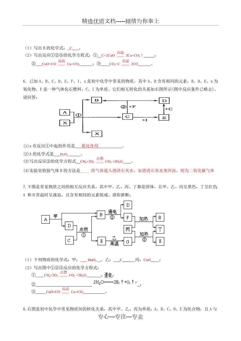 初三化学-复习专题：框图型推断题.doc_第3页