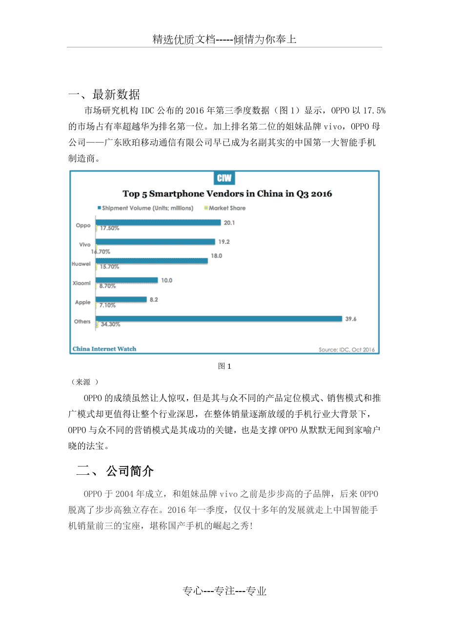 崛起之路——OPPO手机营销策略分析.docx_第2页