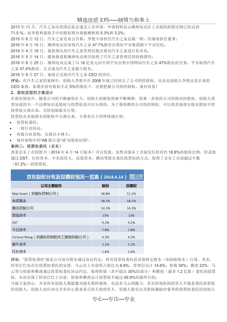 以京东为例的控制权.docx_第2页