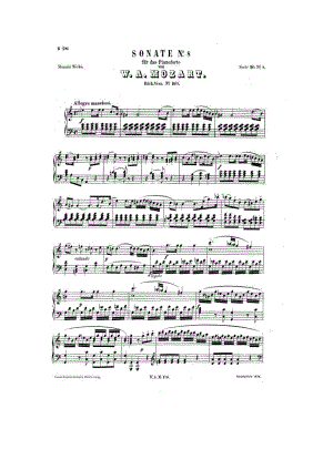 a小调第八钢琴奏鸣曲（K.310） 钢琴谱.docx