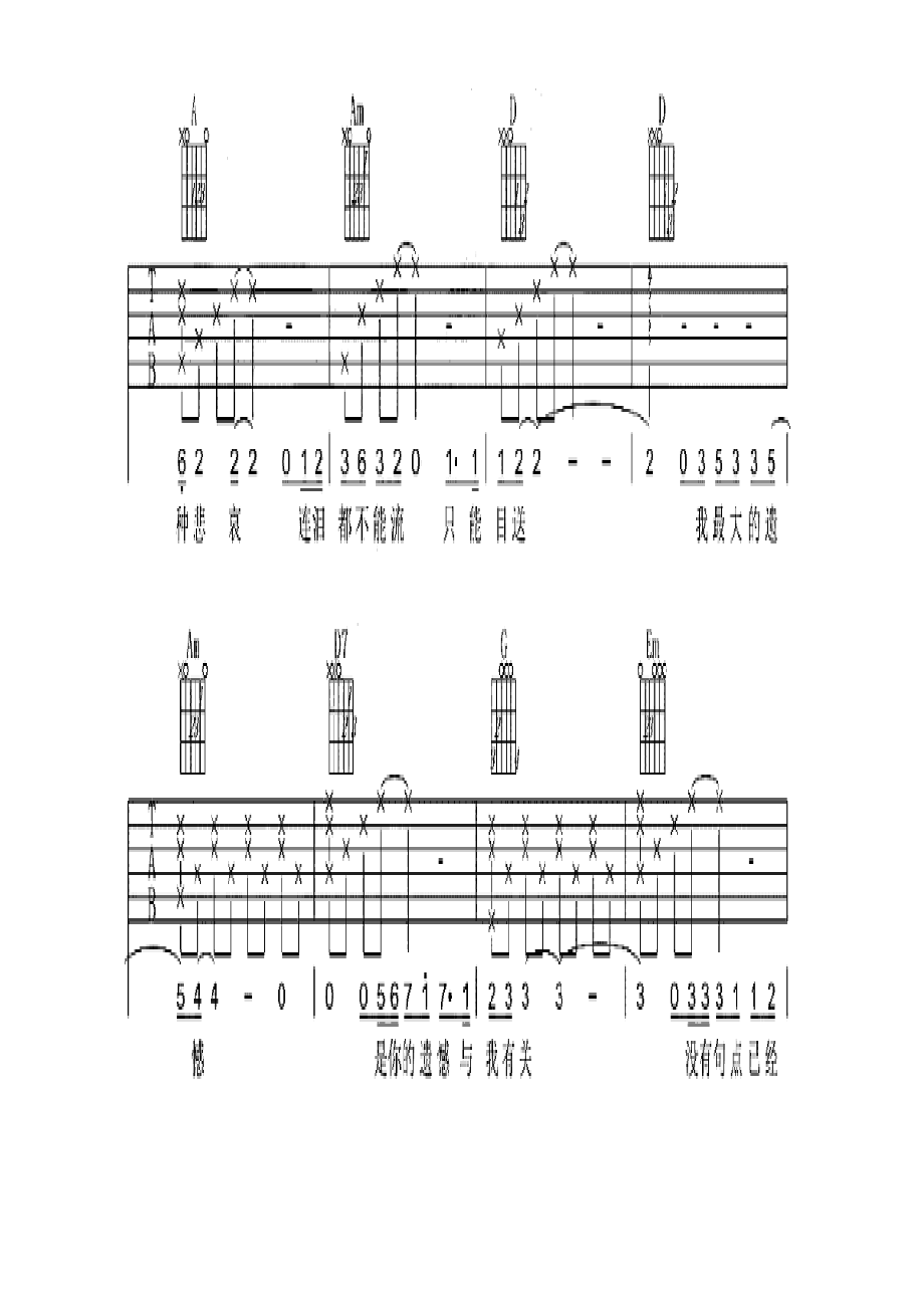 陈奕迅《我们》 吉他谱_1.docx_第2页