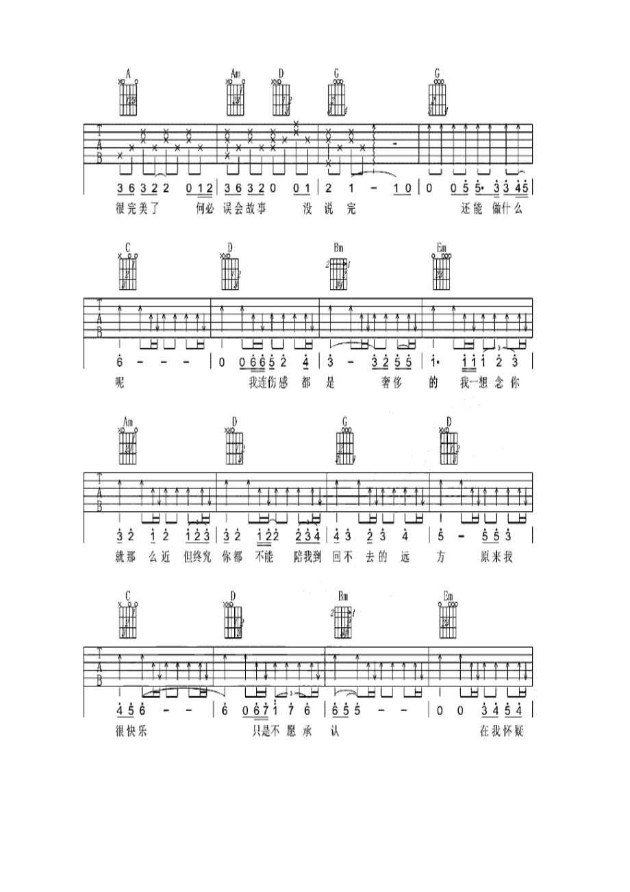 陈奕迅《我们》 吉他谱_1.docx_第3页