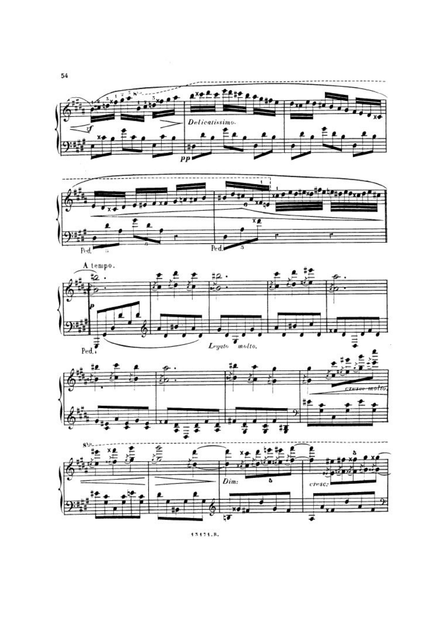 首小调练习曲 12 Etudes in All Minor Keys Op.39 钢琴谱_10.docx_第1页