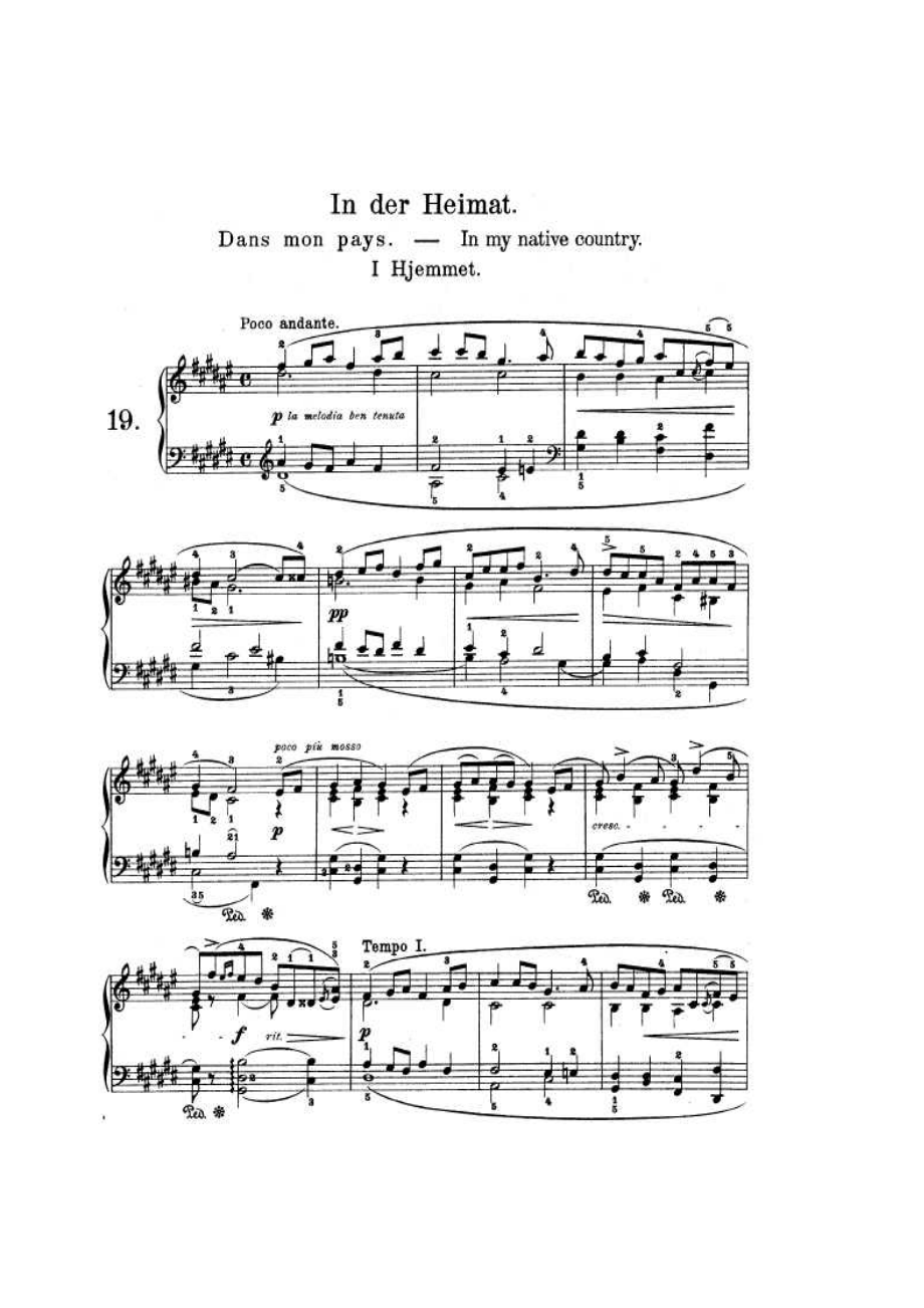 Lyric Pieces, Op.43, No.5 钢琴谱.docx_第1页