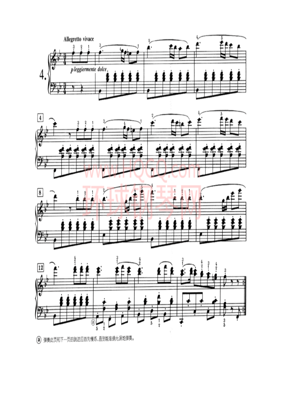 车尔尼718左手简易练习曲24首 钢琴谱_3.docx_第1页