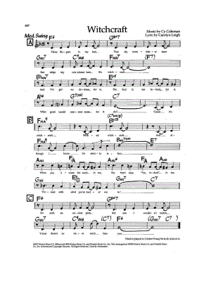 Witchcraft（爵士钢琴曲） 钢琴谱.docx