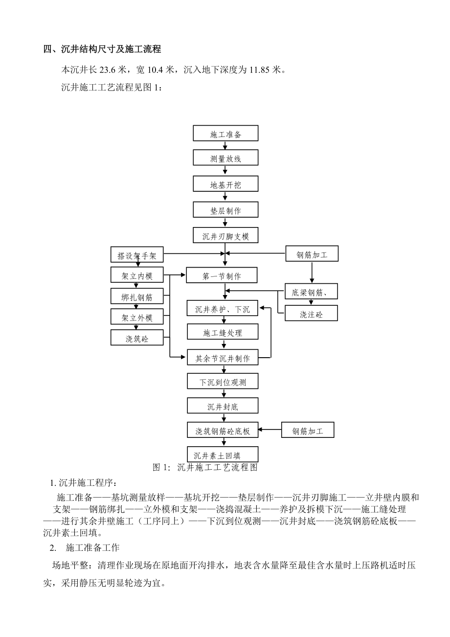 污水提升泵站工程沉井施工方案.doc_第3页