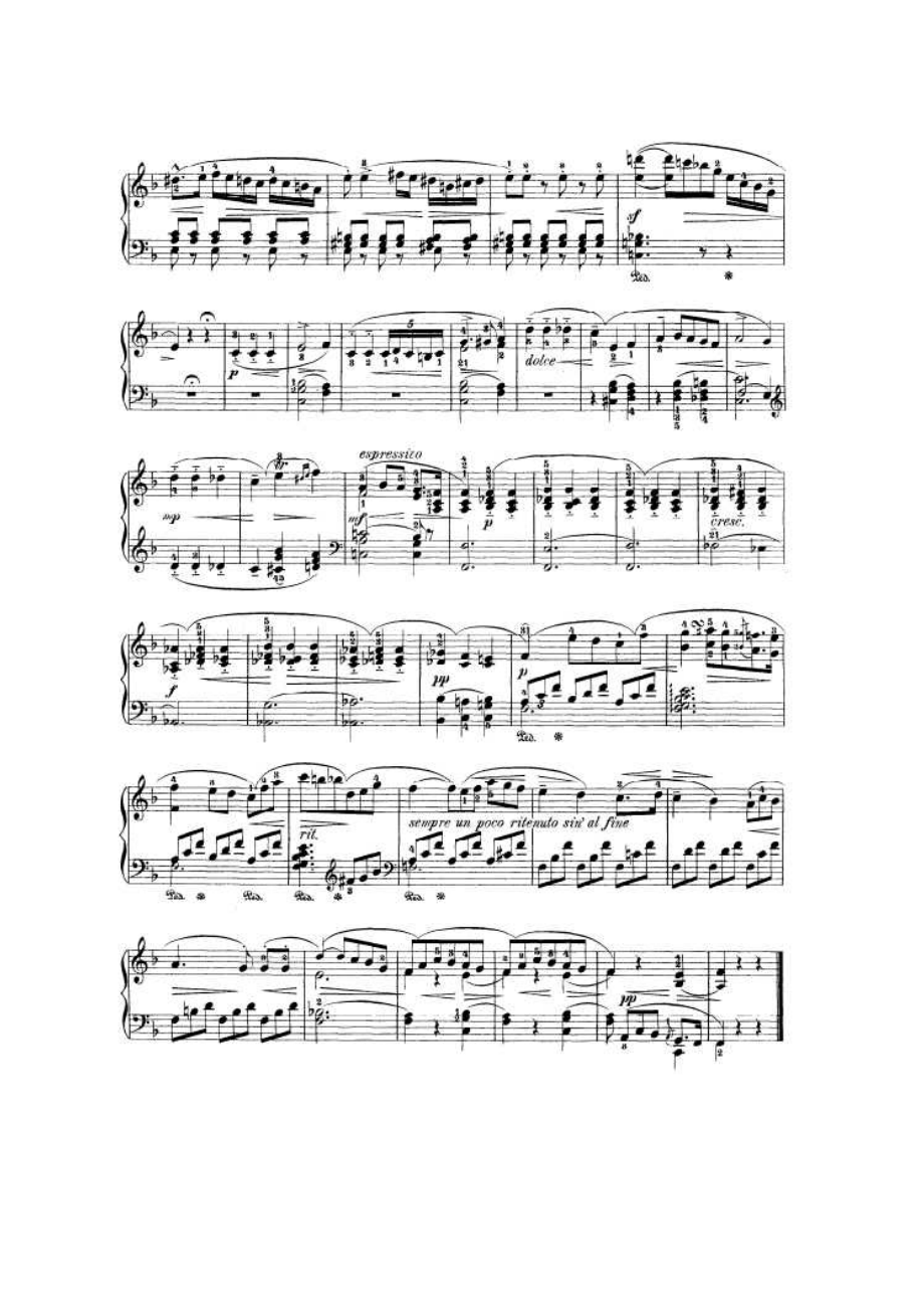 F大调第十六号夜曲 Nocturne No.16 in F Major 钢琴谱.docx_第3页