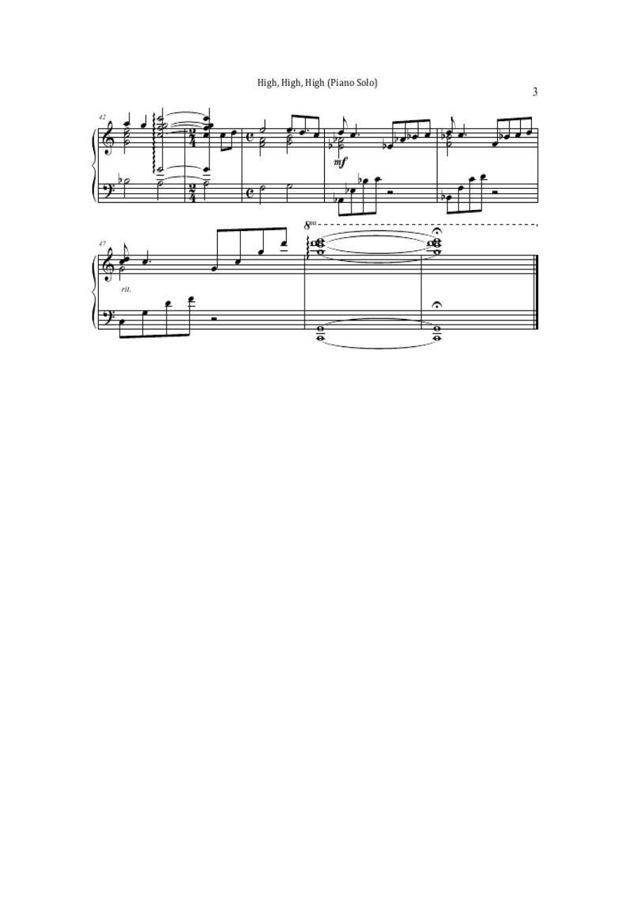 Usagi Drop (うさぎドロップ)白兔糖 钢琴谱.docx_第3页