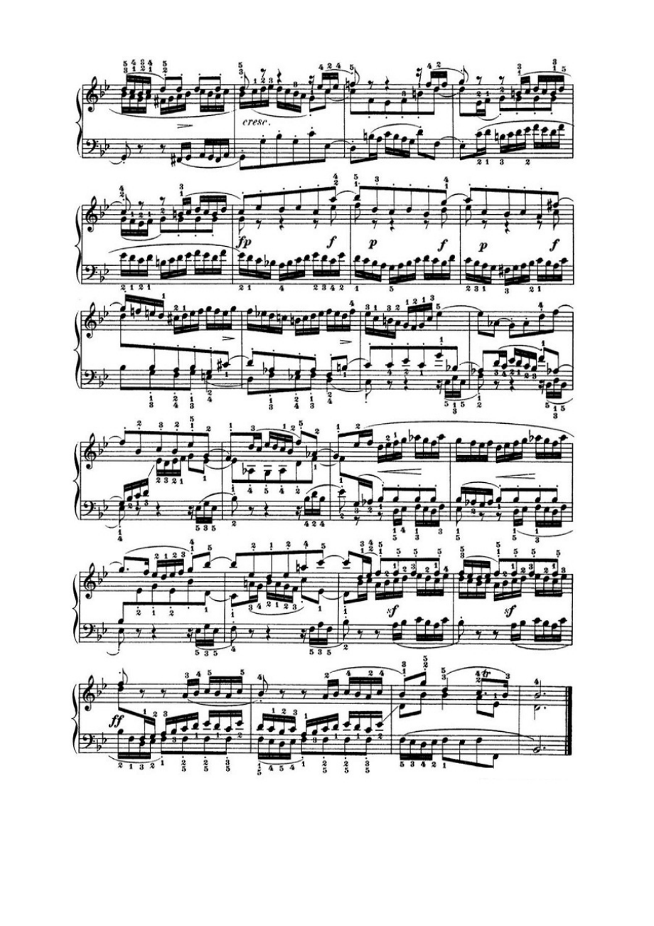 巴赫《平均律钢琴曲集·第一卷》之赋格曲（NO.21） 钢琴谱.docx_第2页