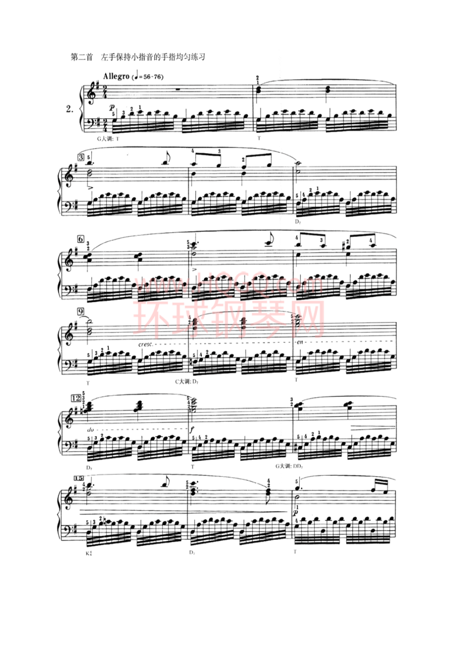 车尔尼636钢琴手指灵巧初步教程 钢琴谱_1.docx_第1页