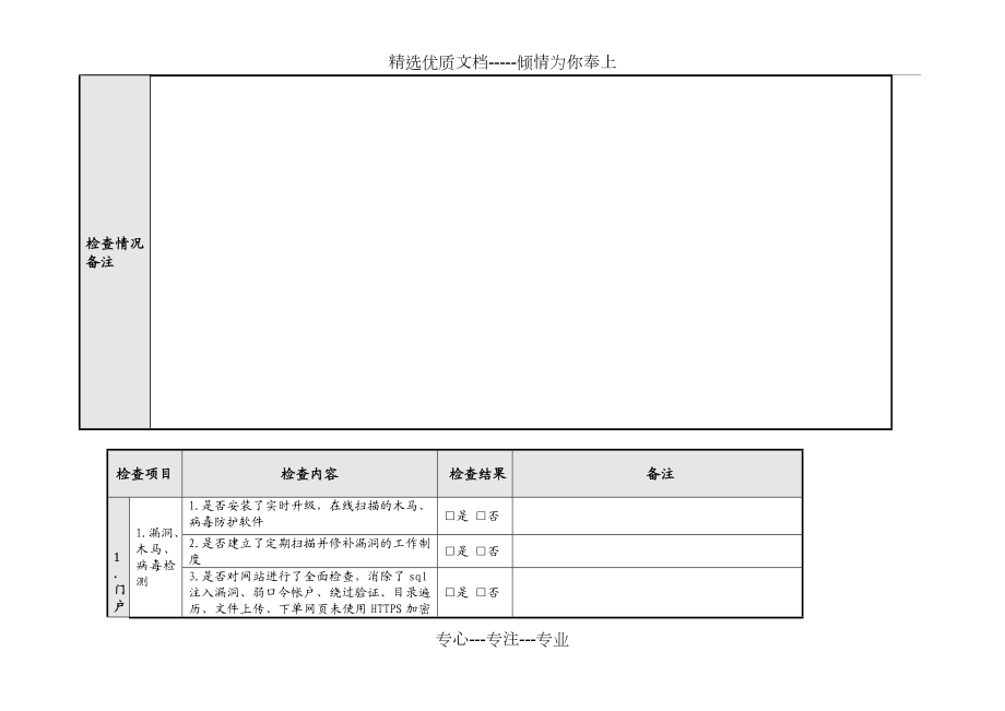 网络信息系统安全检查表.doc_第3页