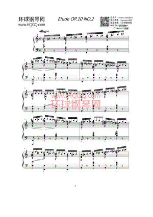 肖邦练习曲 钢琴谱_5.docx
