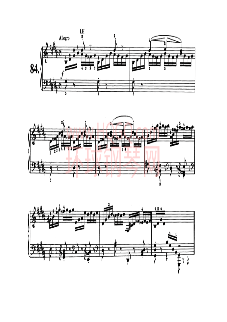 车尔尼821钢琴八小节练习曲160首 钢琴谱_83.docx_第1页