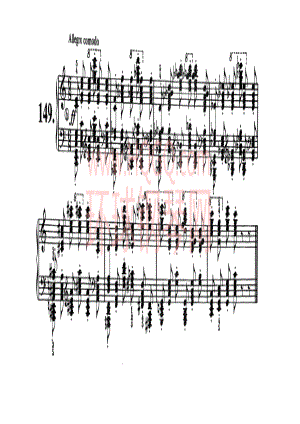 车尔尼821钢琴八小节练习曲160首 钢琴谱_149.docx