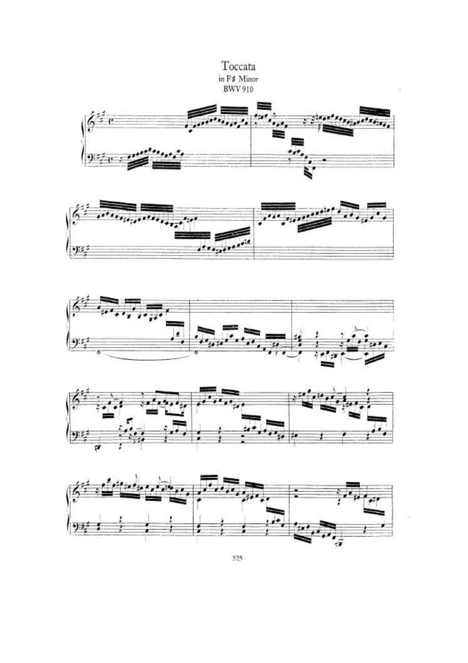 首托卡塔 BWV 910 钢琴谱_5.docx_第1页
