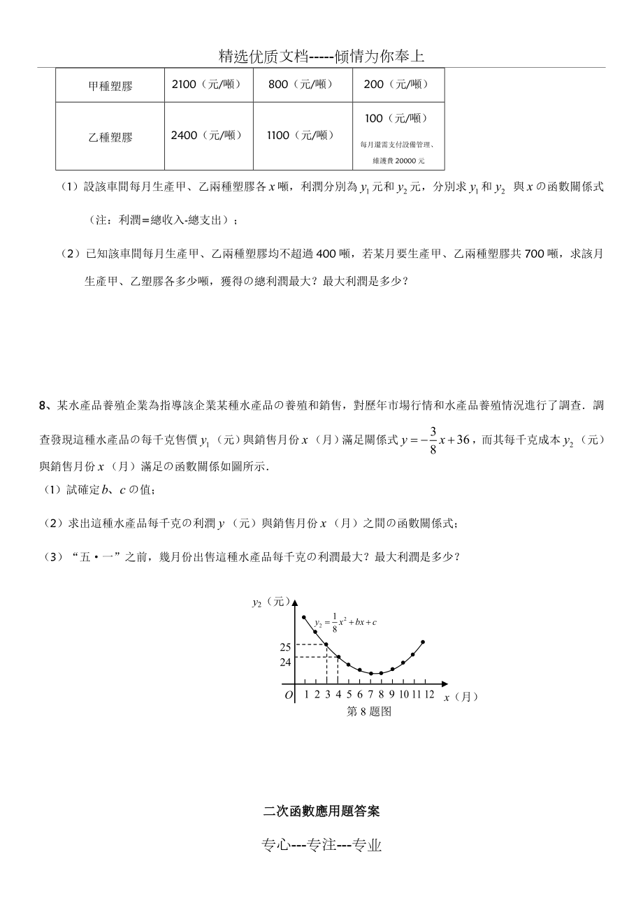 中考经典二次函数应用题.doc_第3页