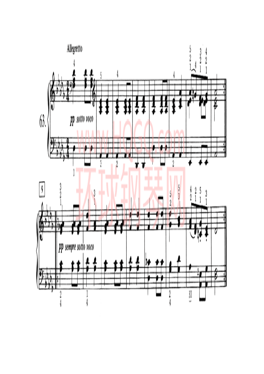 车尔尼八度内进阶练习曲100首 钢琴谱_62.docx_第1页