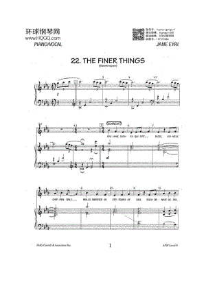 THEFINERTHINGS（选自百老汇音乐剧简爱JaneEyre全剧原版伴奏钢琴谱）钢琴谱.docx