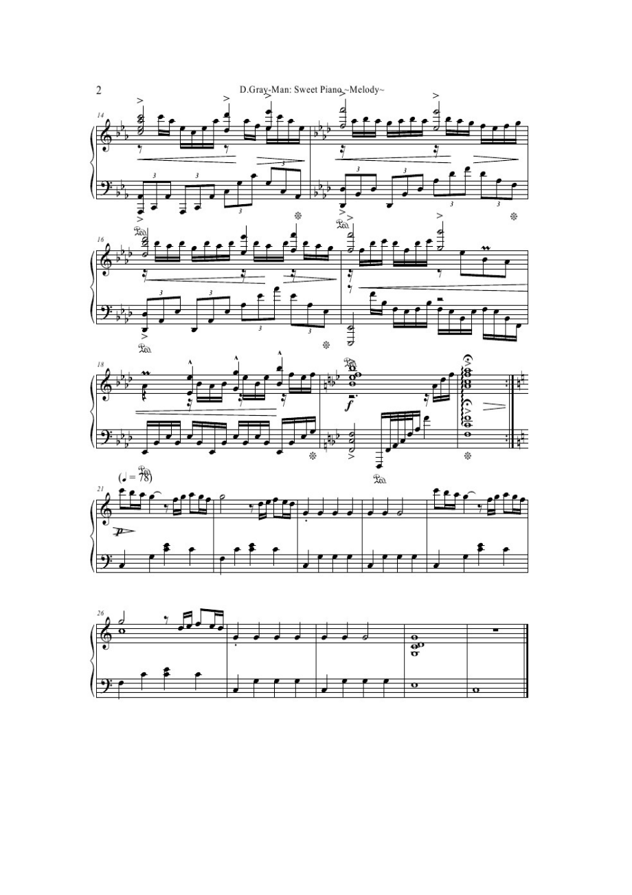 D. Gray 钢琴谱_15.docx_第2页