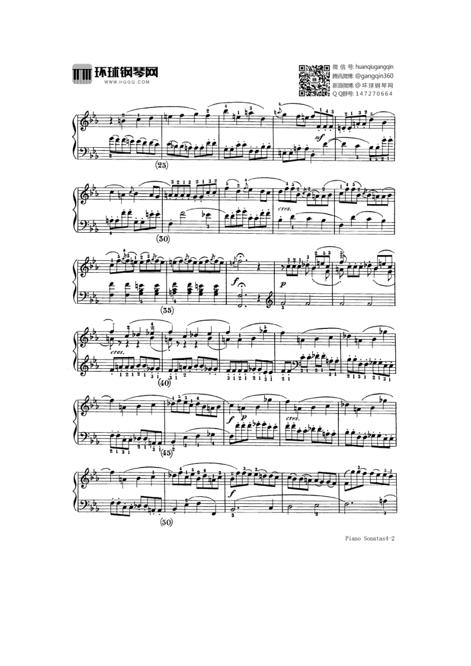 Piano Sonatas（第16首） 钢琴谱.docx_第2页