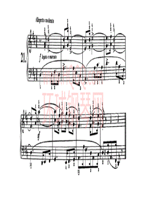 车尔尼821钢琴八小节练习曲160首 钢琴谱_19.docx