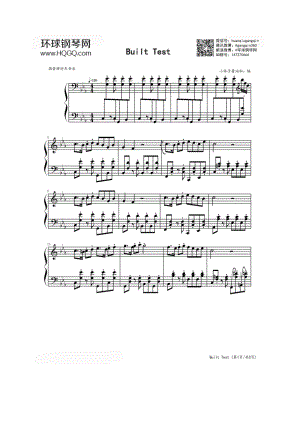 Built Test（捣蛋猪BGM） 钢琴谱.docx