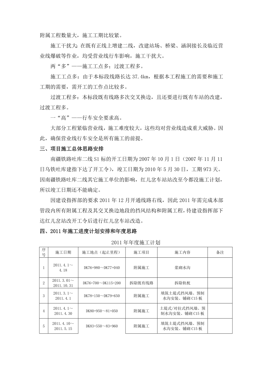 南疆铁路项目经理部施工组织设计.doc_第3页