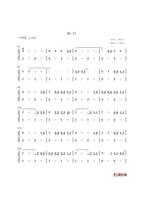 Do It钢琴简谱 钢琴谱.docx