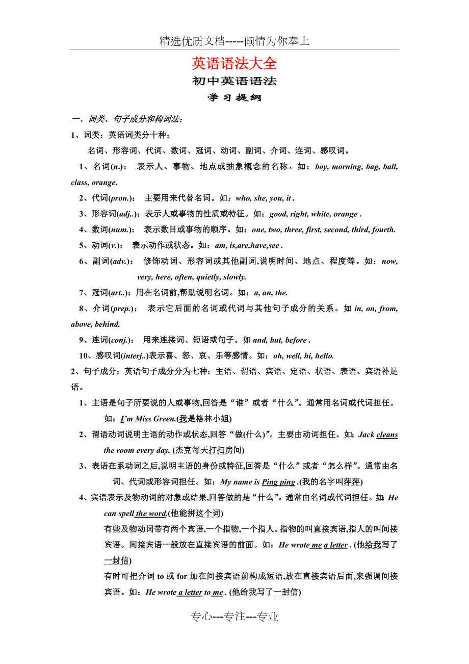 初中英语语法大全知识点总结.doc_第1页